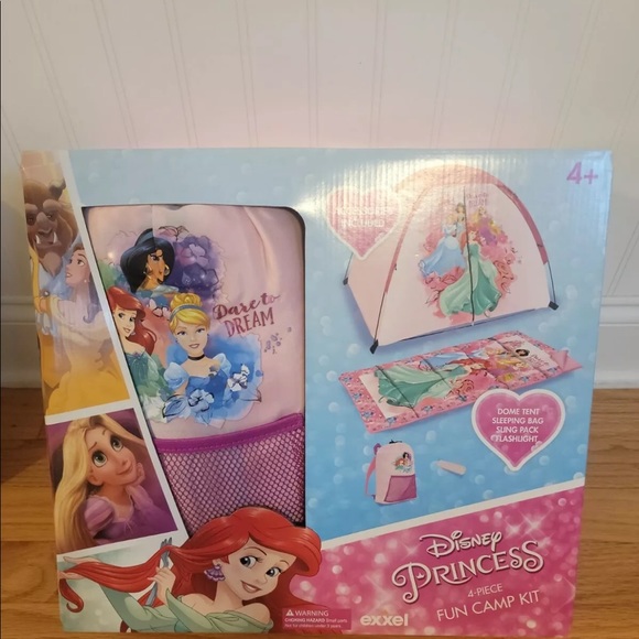 Disney Princess Kid's Unisex 4-Piece Sling Kit, Ages 4+, Multi-Color, Dome Tent, - Picture 5 of 5